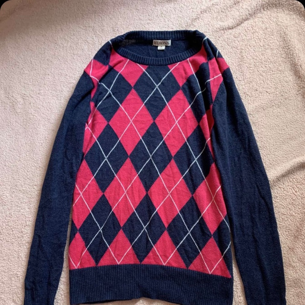 argyle sweater